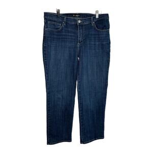 Lee Women’s Relaxed Fit Straight Leg Mid Rise Jeans, Size 14P, Pre-owned